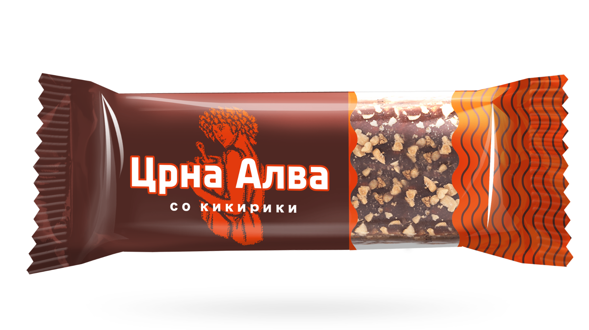 Traditional Dark Halva with Peanut