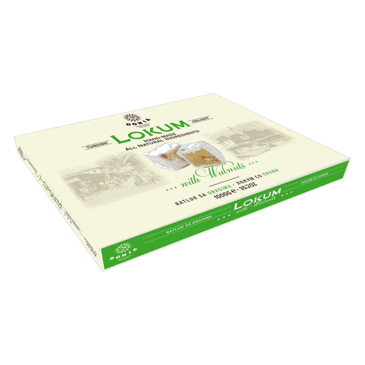 Lokum with Walnuts