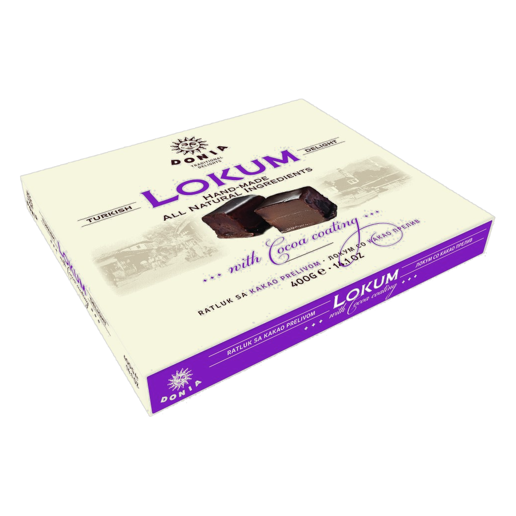 Lokum with Cocoa Coating