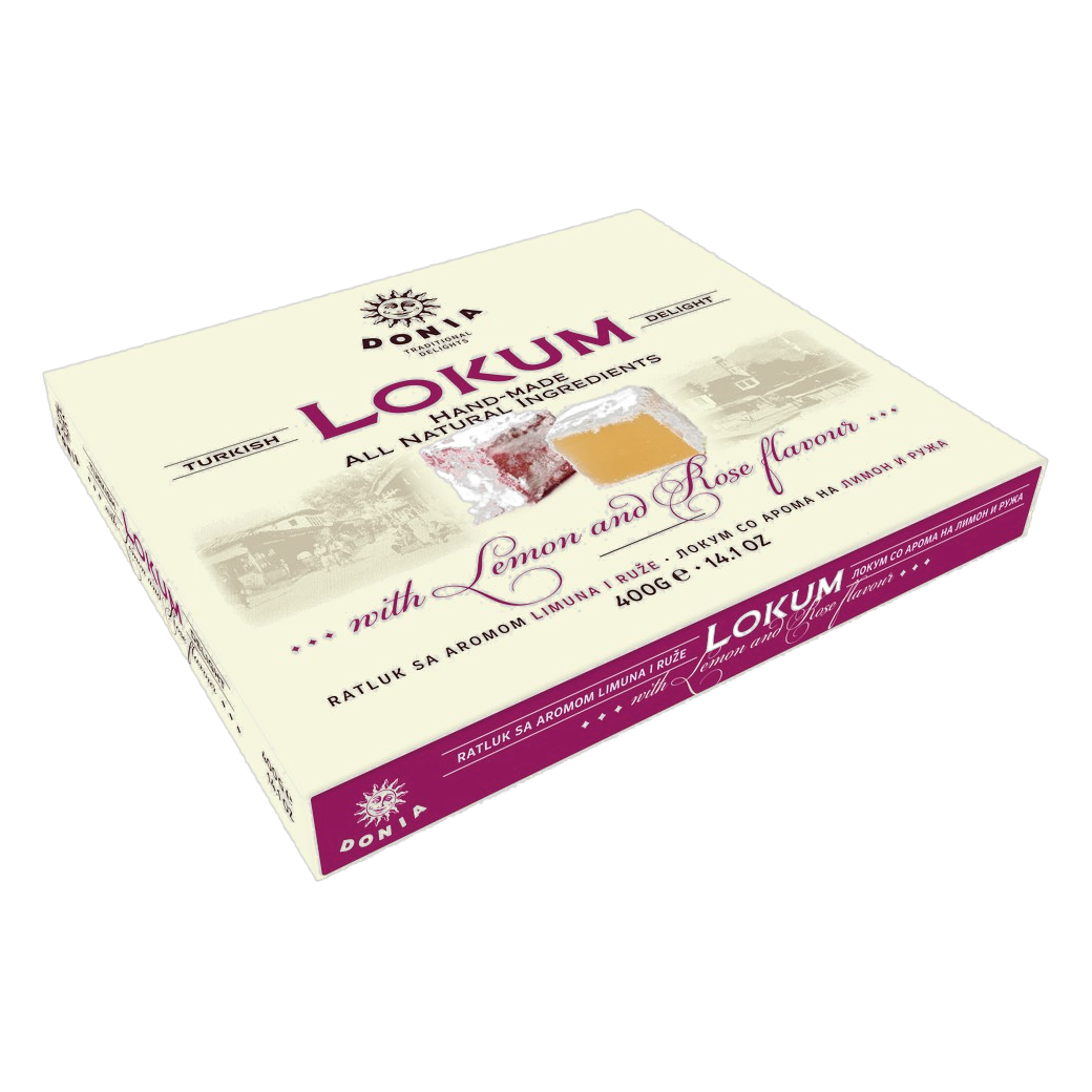 Lokum with Lemon & Rose
